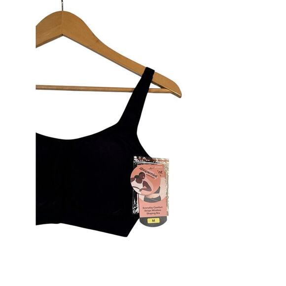 Shapermint Women's Everyday Comfort Straps Wireless Shaping Bra Size M Black NWT - Picture 5 of 9